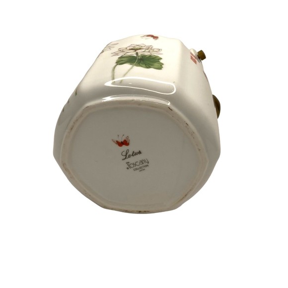 Original Lotus The Tuscany Collection Porcelain Large 6 Cups 48Oz Teapot Japan - Picture 10 of 12